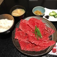 りゅう庵 - 和牛赤身の焼きしゃぶランチ