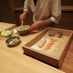 米増 - フグと白菜