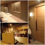 米増 - №1　ランが一杯の玄関
      カウンター席