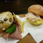 La Lapa - こぶりなサンドイッチで各＄5.5だったかな