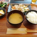 ごった食堂 - 豚バラ蒸し野菜　700円