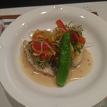 金太楼 - コハダのムニエル　マスタードソース