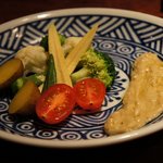 炭火焼鳥　徳川 - バーニャカウダー