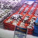 South Melbourne Market - 牡蠣の種類が多いのよ