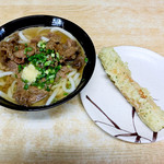 マルタニ製麺 - 肉うどんとちくわ天