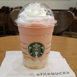 スターバックス・コーヒー - Tネクタリンピーチクリームフラペチーノ(604円)です。2016年10月