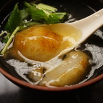 季節料理　中西 - 蓮根饅頭UP