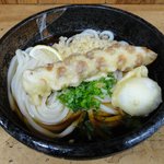 讃岐うどん 志のん - ちく玉天ぶっかけ大750円　※２０１０年１２月撮影　またもや、同じものを食べる