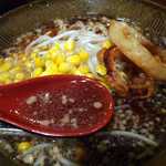 西川商店 - 札幌醤油 醤油らーめん740円→500円　スープ