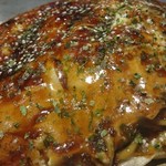 Hiroshima Fuu Okonomiyaki Yuuka - カキ　モダン焼　950円