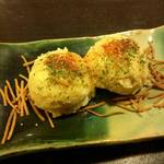 十割蕎麦みかあさ - ポテトサラダ。