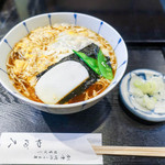 nihombashiyabukyuu - 素朴なたまごとじ蕎麦