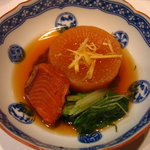 そば処 和 - ブリ大根　針生姜添え