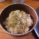 ラーメンにっこう - じゃこ飯