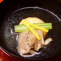 味 ふくしま - 白子の真薯としいたけ（汁物）