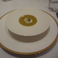 レストラン シャルム - 10数種類の野菜のポタージュ