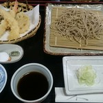 善三郎 - ざる蕎麦と天婦羅盛合せ