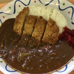 食堂アプリコット - かつカレー410円