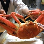 美よし野寿司 - でっかい松葉ですな!!('16.11)