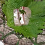 鮨匠 のむら - 天然シマアジ