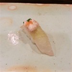 鮨匠 のむら - カワハギ肝のせ