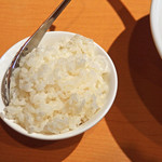 Karabaru - 辛麺に付いてくるご飯