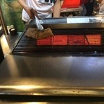 豪大大鶏排 - 揚げたあと、焼いてる？