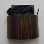 吉野家 - １号店だけ・壁に箸。