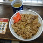 吉野家 - 紅ショーガ乗せて・・。