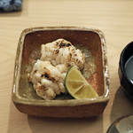 日本橋蛎殻町 すぎた - 鱈の焼き白子（雲子）