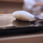 日本橋蛎殻町 すぎた - 鹿児島いずみの墨烏賊の握り