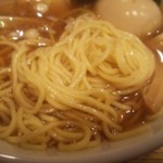 新橋 纏 - 特製平子煮干しそばの麺