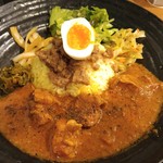 SPICY CURRY 魯珈 - 魯珈プレート(魯珈チキンカレー)
