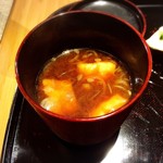 馳走 とし藤 - 【2016.10】赤出汁