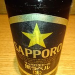 中華かたおか - 黒瓶ビール