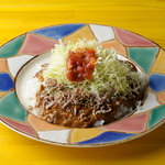 PPcurry - 八本足の蛸じゃありません。タコライスのタコです。挽き肉とキャベツの千切りがもたらす新食感をご堪能ください。