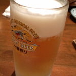 炭火焼と旬のおさかな 菜の花 - 生ビール