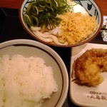 Marugame Seimen - とろたま　rice　ゲソてん