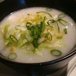 施家菜 - 鶏肉とレタスの御粥