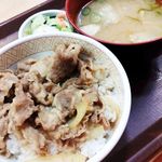 Sukiya - 牛丼とん汁おしんこセット