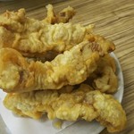 黄金の穂 - かしわ天は縦長になったんですね