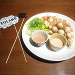 ソーセージディップパッフル