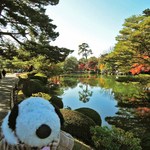 兼六園 三芳庵 - ちびつぬ「つぬっこちゃん、こっちもきれいよ～」