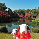 兼六園 三芳庵 - ここでも写真を撮ってる人が多かったので、
      ボキらも記念撮影～