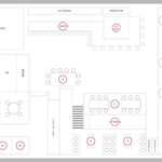 AMON DINING - 全体見取り図です。