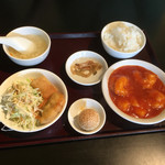 好香再来　趙さんのお店 - 海老チリ定食