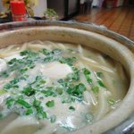 椿乃 - 猪鍋のあと、うどん