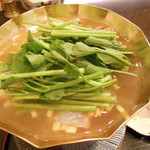 東條 - セリと真鯛かぶらの小鍋