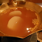 東條 - セリと真鯛かぶらの小鍋