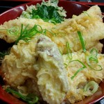 はまがわ - 季節限定。穴子天丼